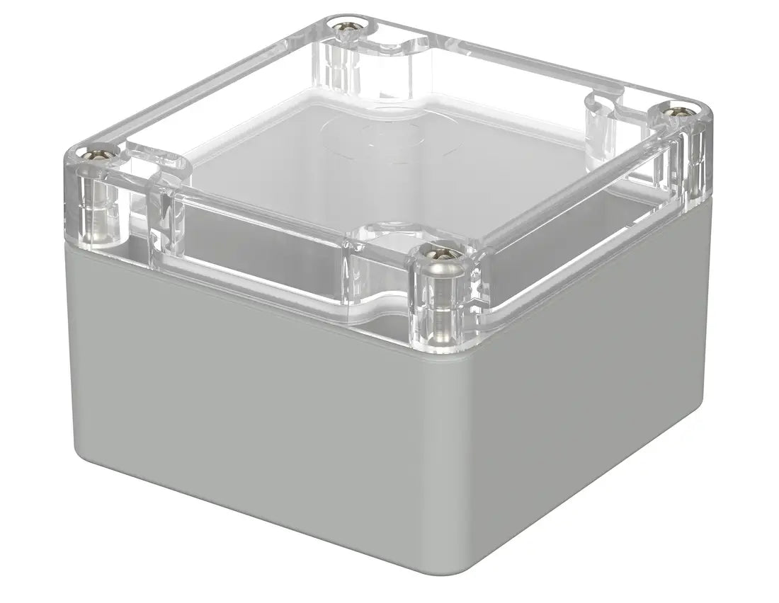 Bopla Euromas Kapsling M210G, 80×82×55 mm, klart transparent låg