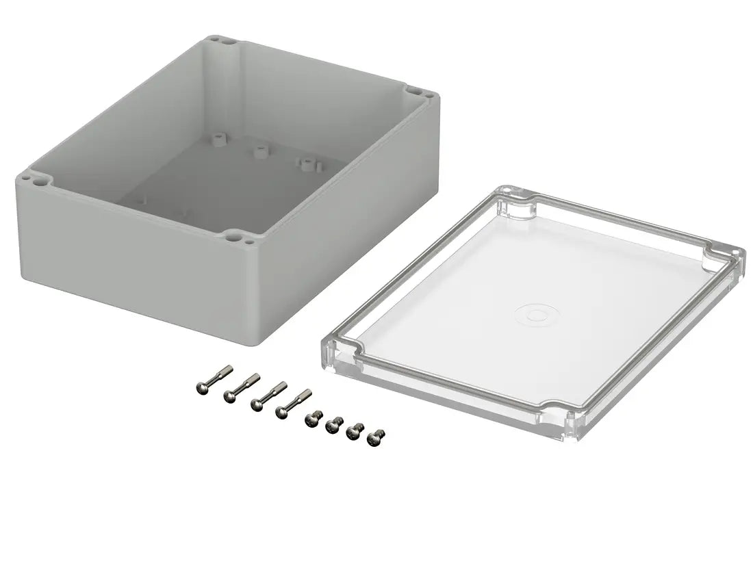 Bopla Euromas Enclosure M223G, 150×200×75 mm, clear transparent lid