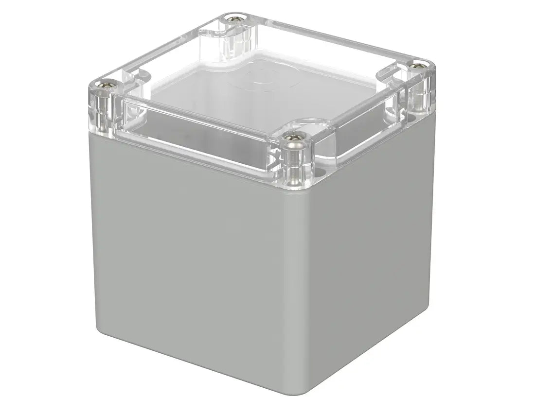 Bopla Euromas-kabinet M225G, 80×82×85 mm, klart transparent låg