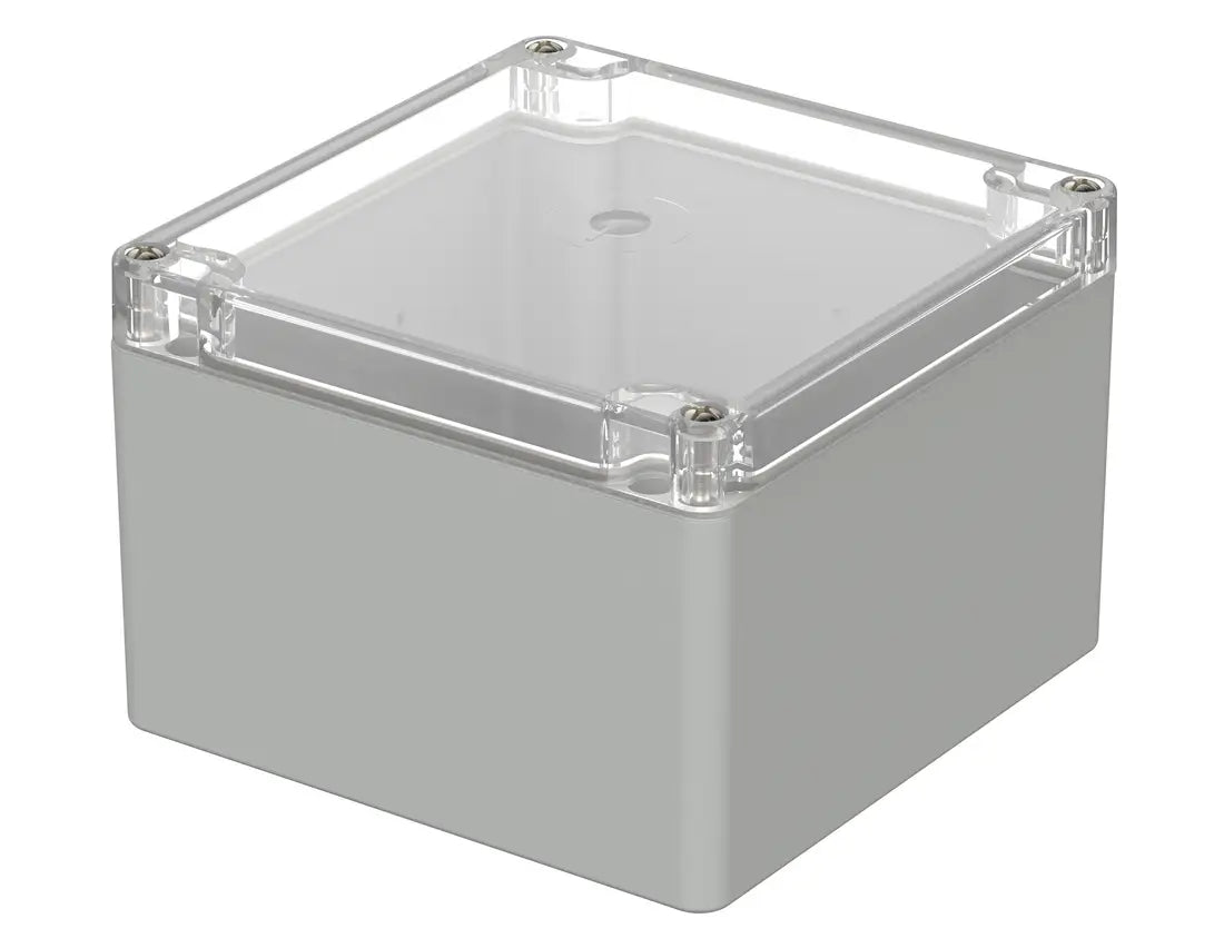 Bopla Euromas-kabinet M227G, 120×122×85 mm, klart transparent låg
