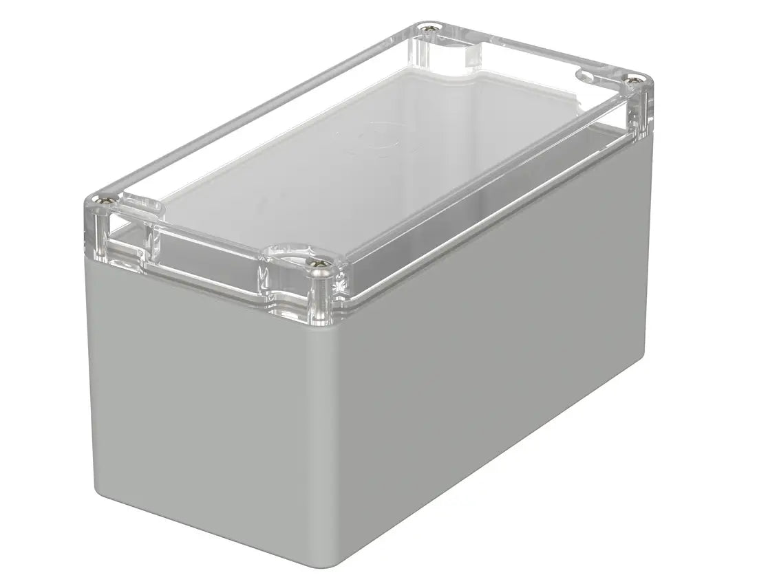 Bopla Euromas Enclosure M231G, 80×160×85 mm, clear transparent lid