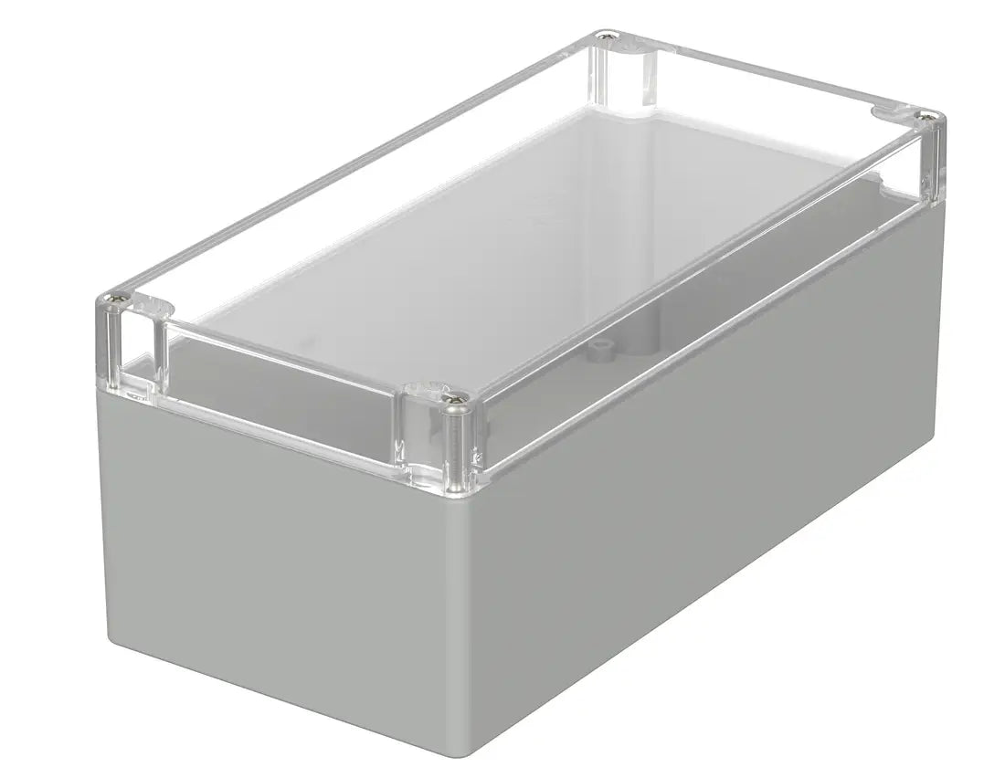 Bopla Euromas Enclosure M242G, 120×240×100 mm, clear transparent lid
